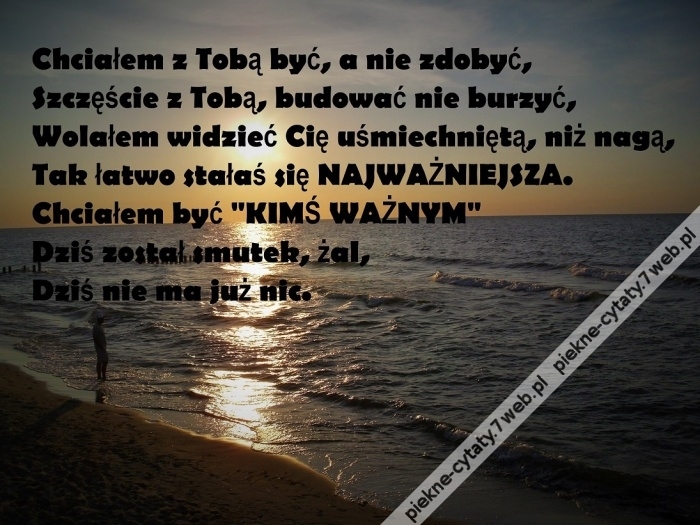 Chciałem.